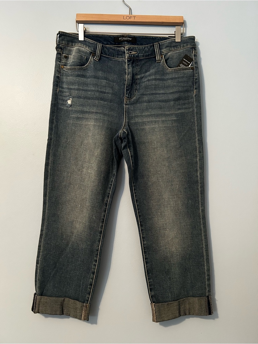 Liverpool Eco Charlie Crop Skinny in size 14/32. New with tags